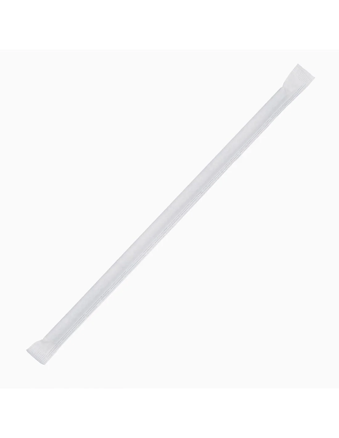 Pailles compostables en papier emballées individuellement Fiesta Compostable noires (lot de 250)