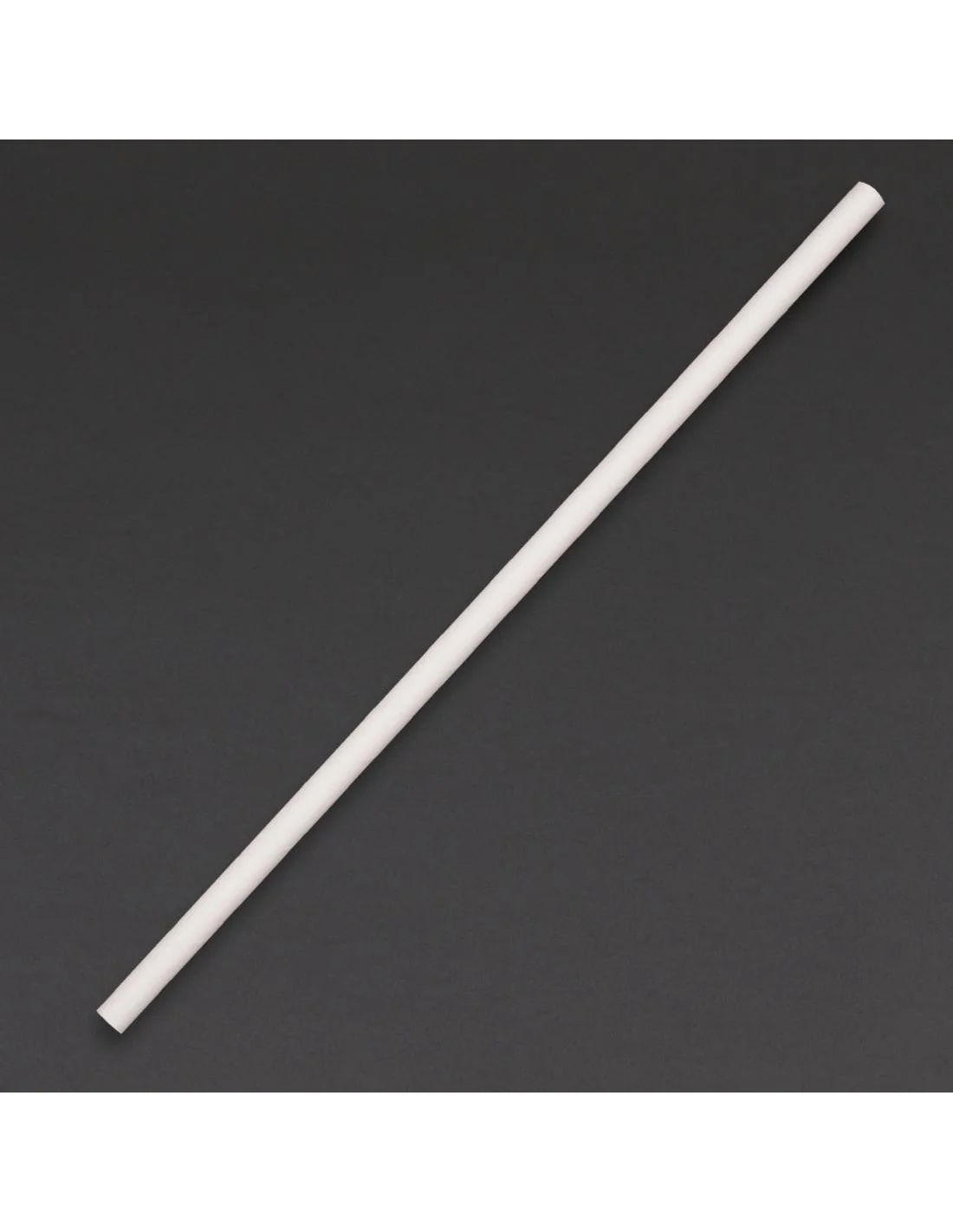 Pailles en papier compostables Fiesta Compostable blanches