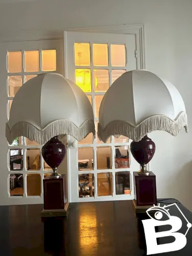 paire de lampes années 70