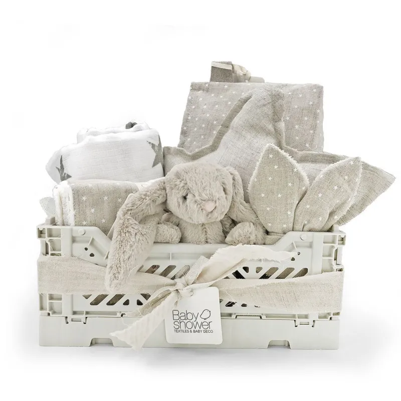 canastilla regalo white star box