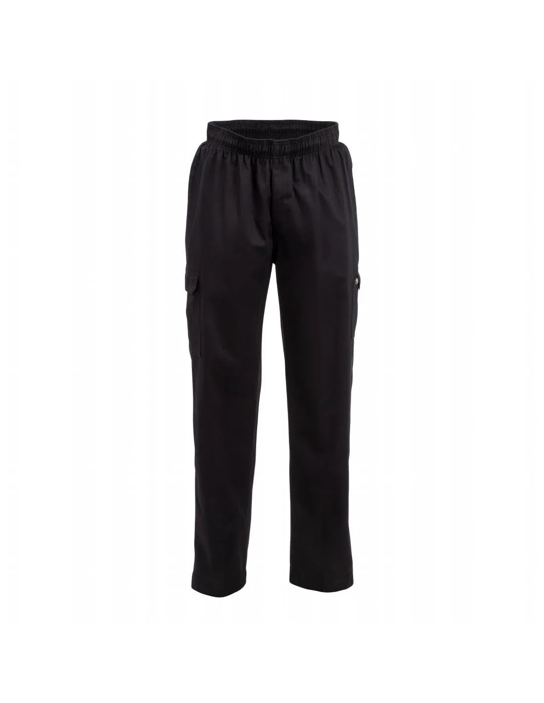 Pantalon de cuisine mixte Chef Works Slim Fit Cargo noir L