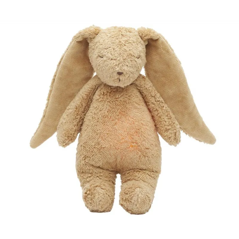 peluche conejo moonie luz-sonido cappuccino natur