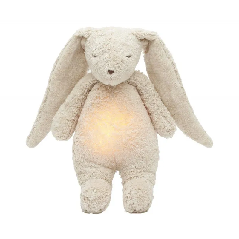 peluche conejo moonie luz-sonido sand natur