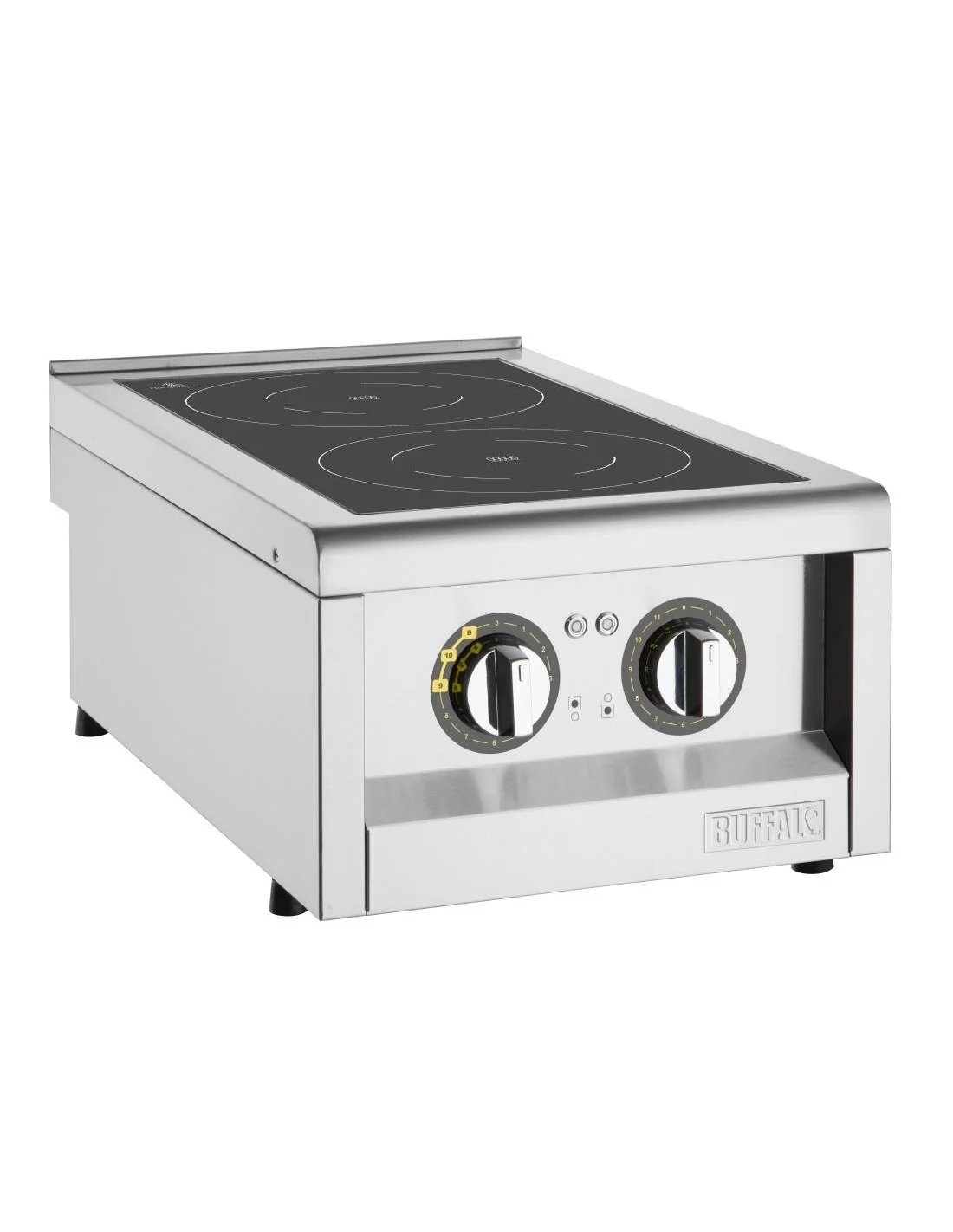 Plaque de cuisson à induction double zone Buffalo Série 600 3kW