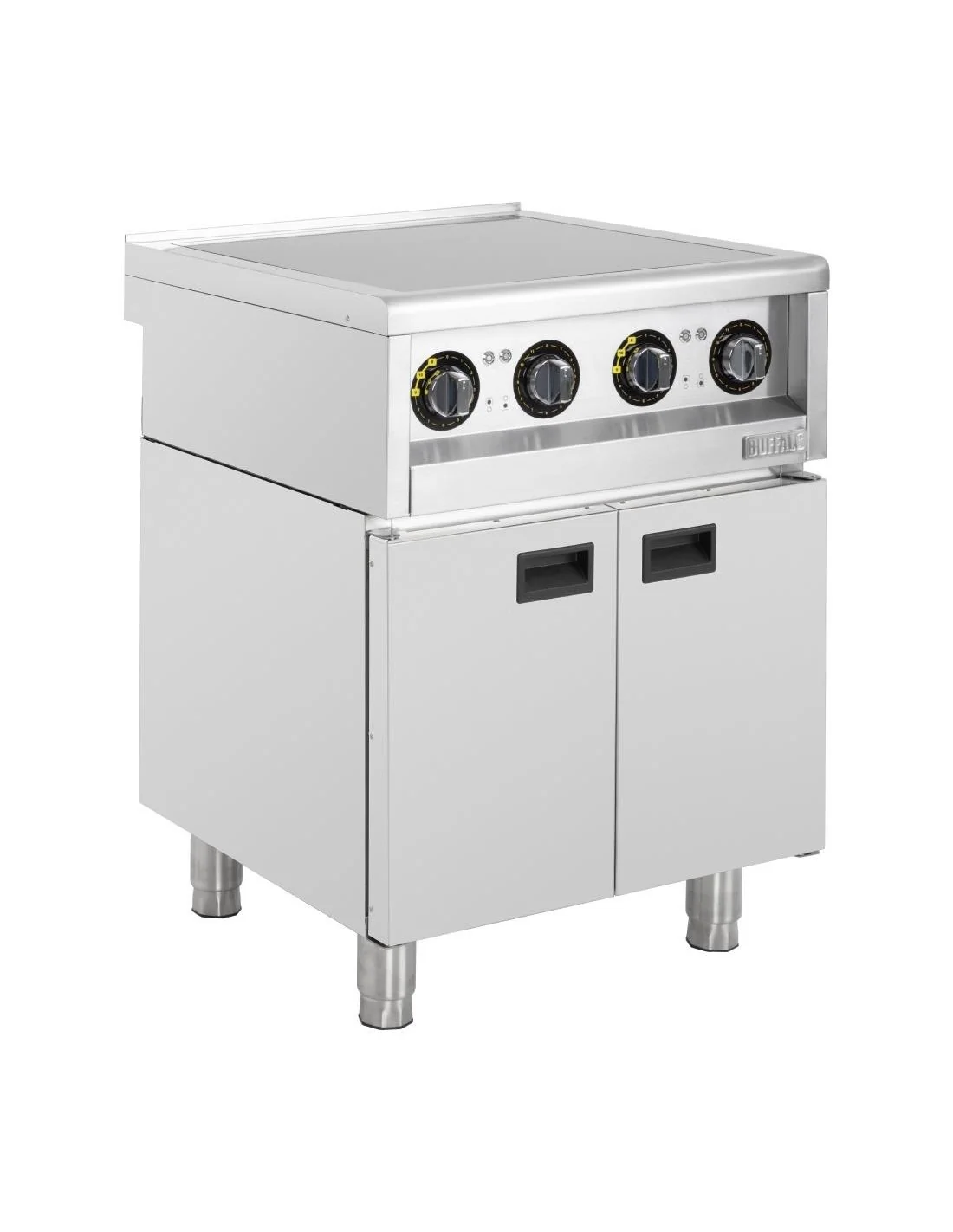 Plaque induction 4 zones sur meuble Buffalo Série 600 2x 3kW