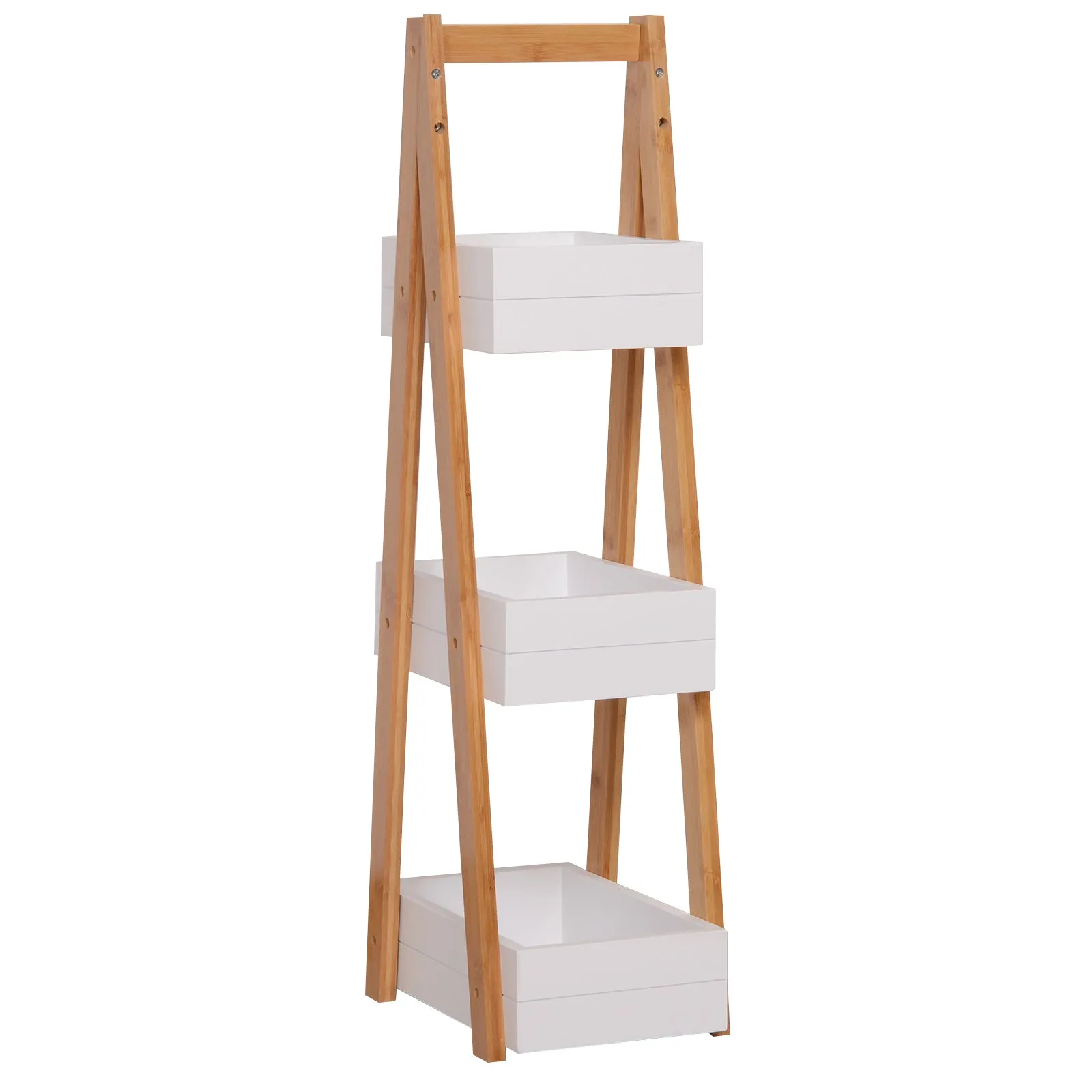 3 Tier Freestanding Bathroom Shower Caddy Rack Storage Unit Shelf Organiser