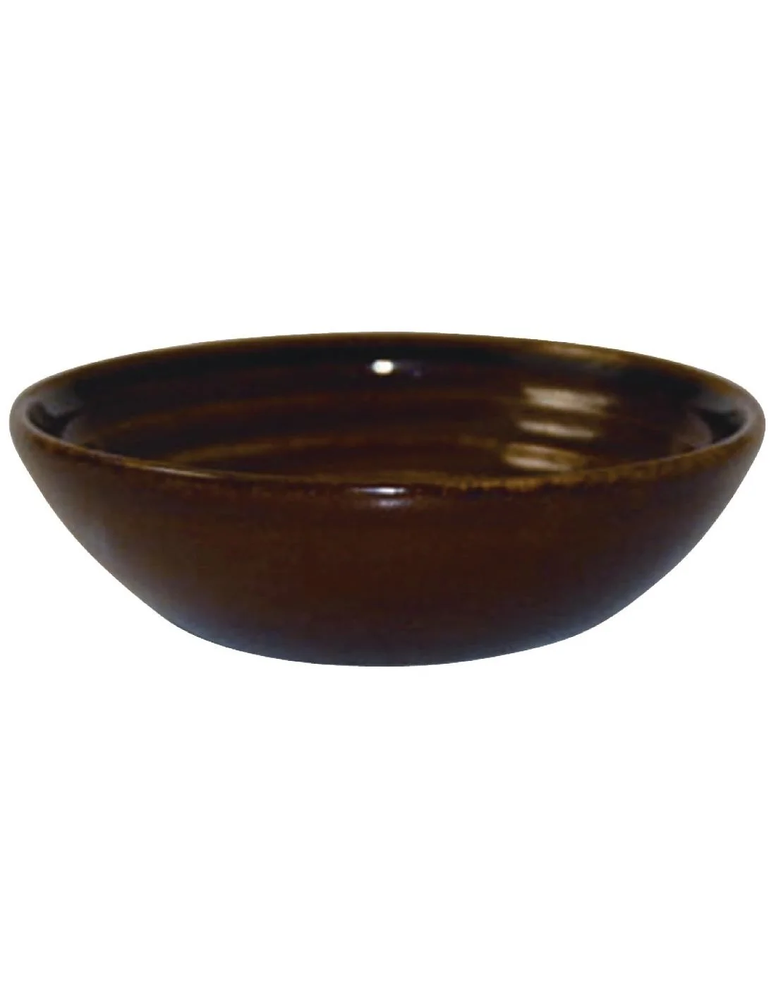 Pots à sauce Churchill Bit on the Side Brown 113mm (Lot de 12)