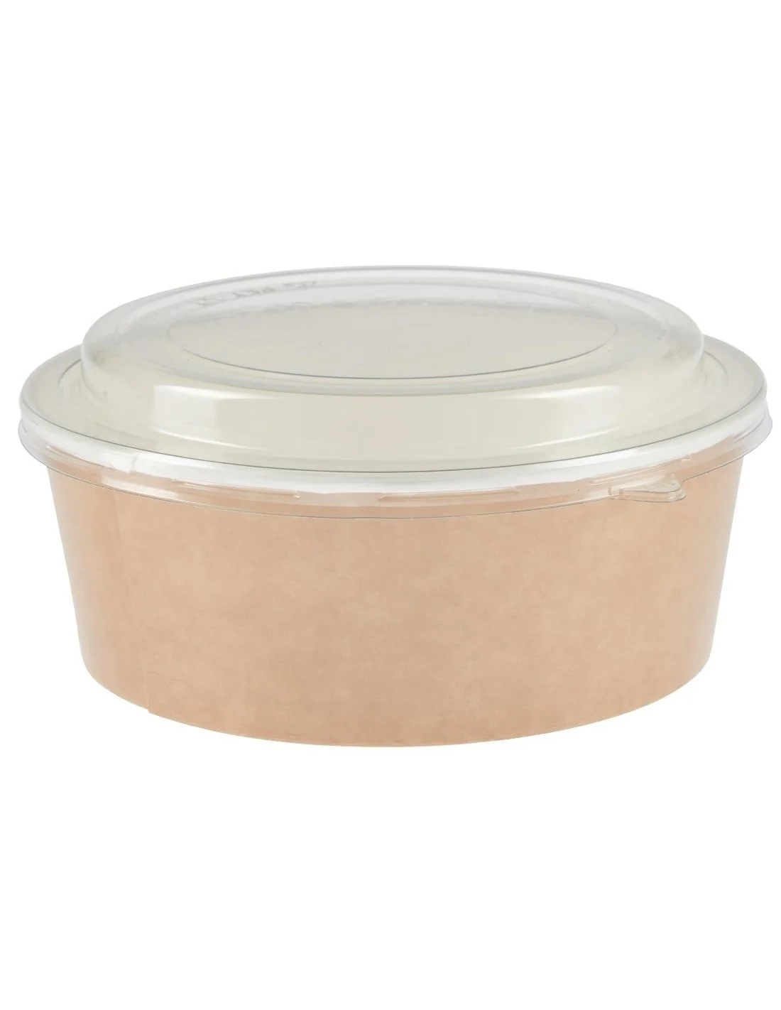 Pots alimentaires kraft recyclables avec couvercles Colpac 1300ml (lot de 150)