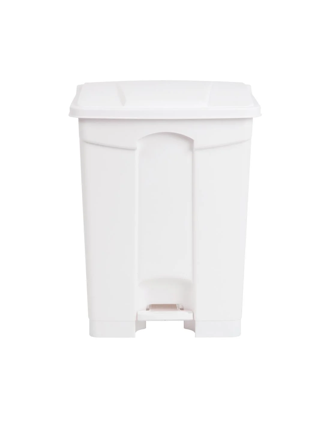 Poubelle de cuisine à pédale Jantex blanche 65L