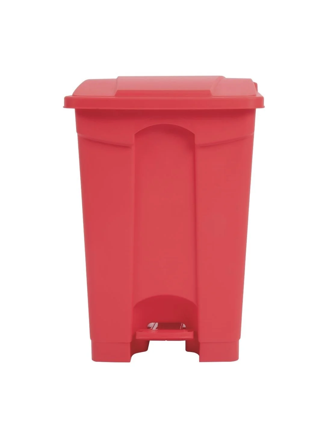 Poubelle de cuisine à pédale Jantex rouge 45L