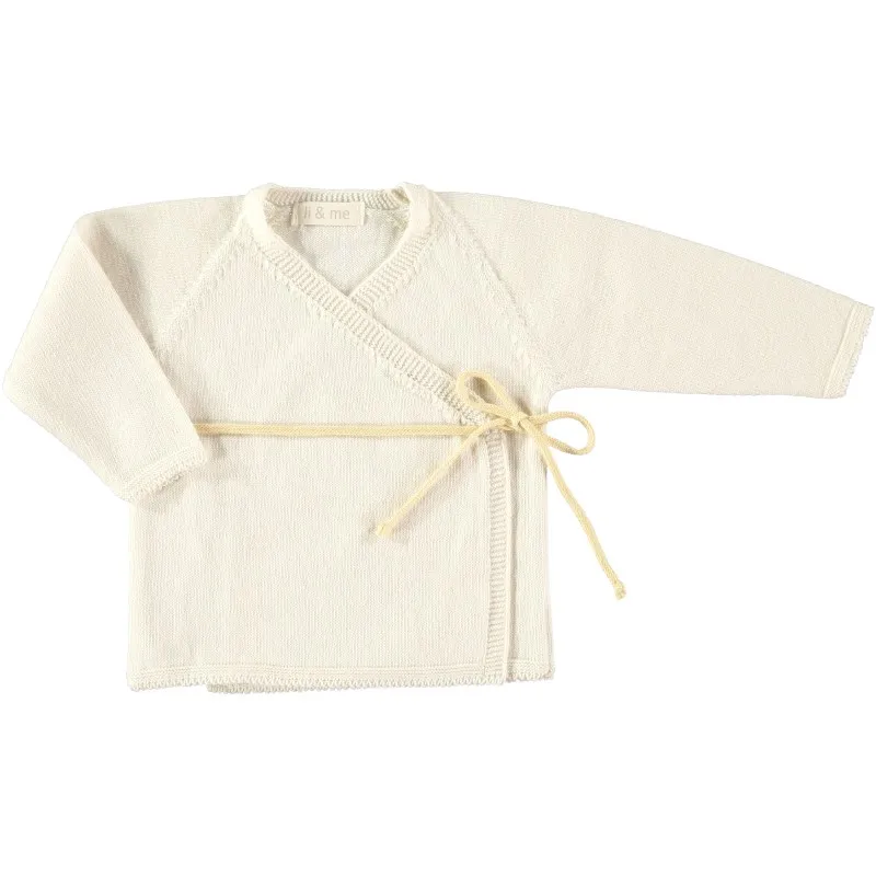 pull bébé li&me croisé versalles cream