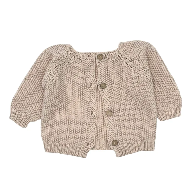 cardigan bébé maille li&me astor light pink