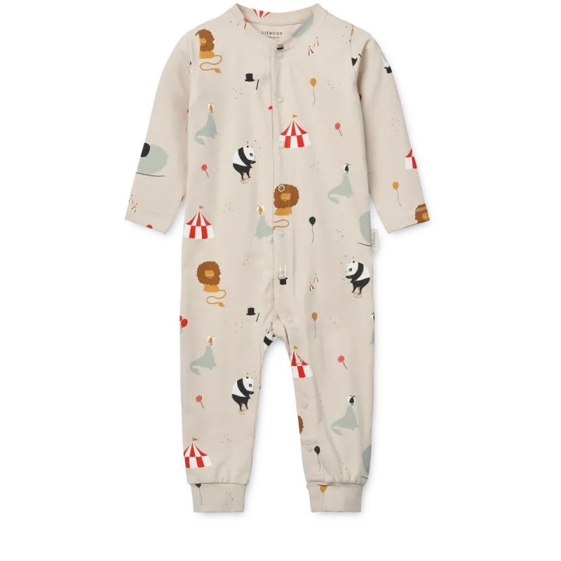 combinaison pyjama liewood circus/sandy