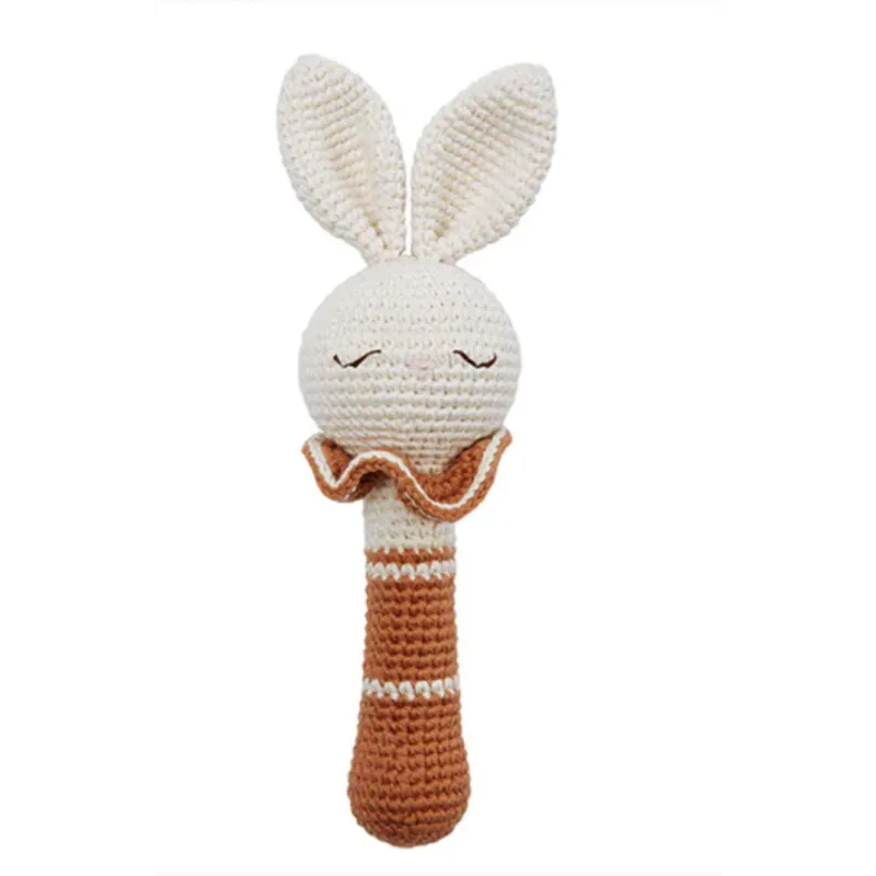 rattle bunny terracotta