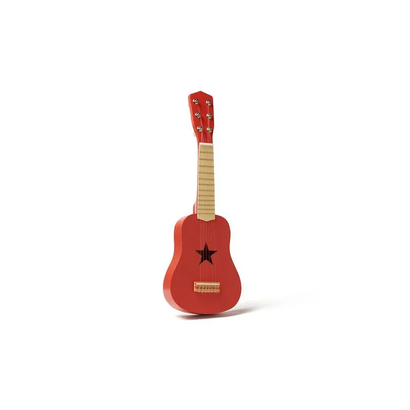 red kids concept wood guitar