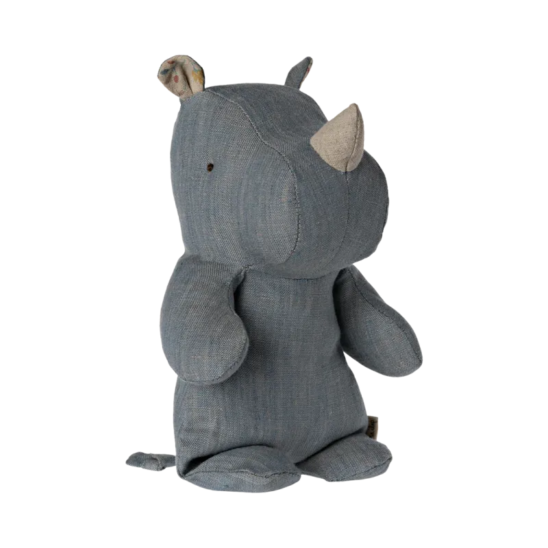 rhino safari small blue/sand
