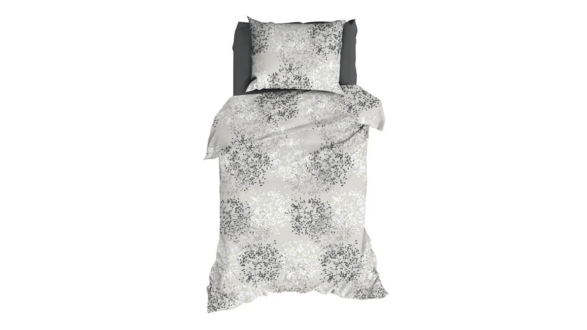 Satin d’Or Bellini housse de couette gris