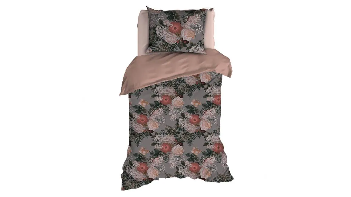 Satin d'Or Celia housse de couette rose