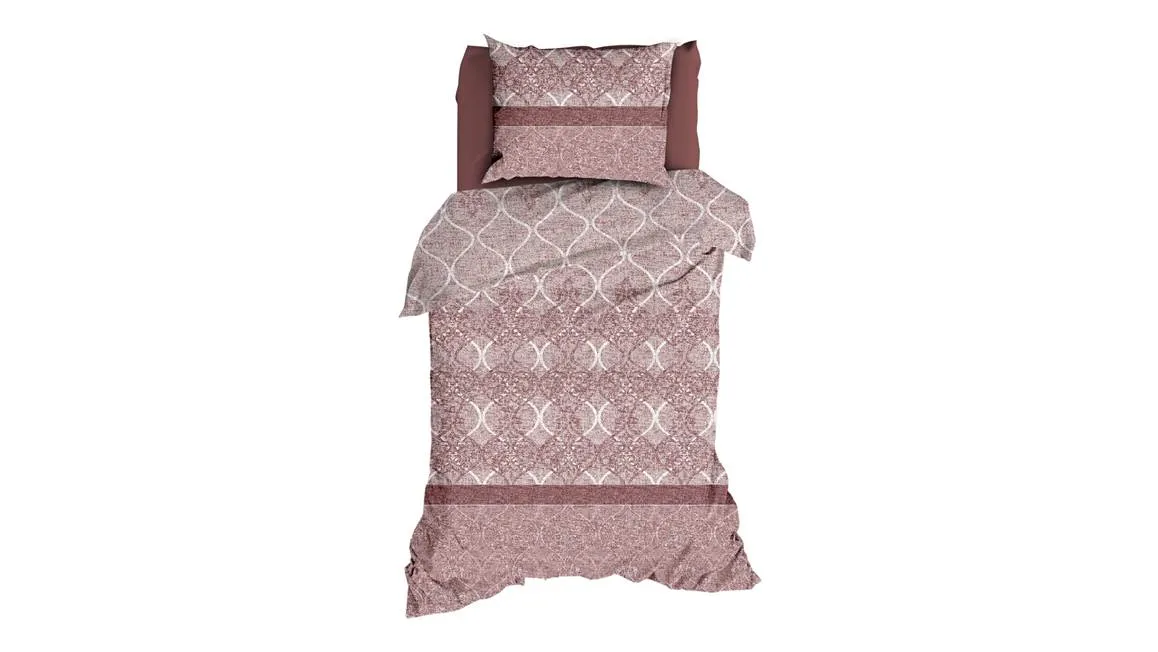 Satin d’Or Godiva housse de couette vieux rose