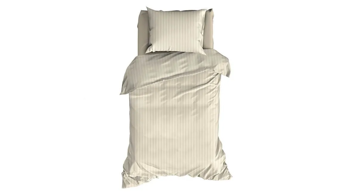 Satin d'Or Jacquard housse de couette sable