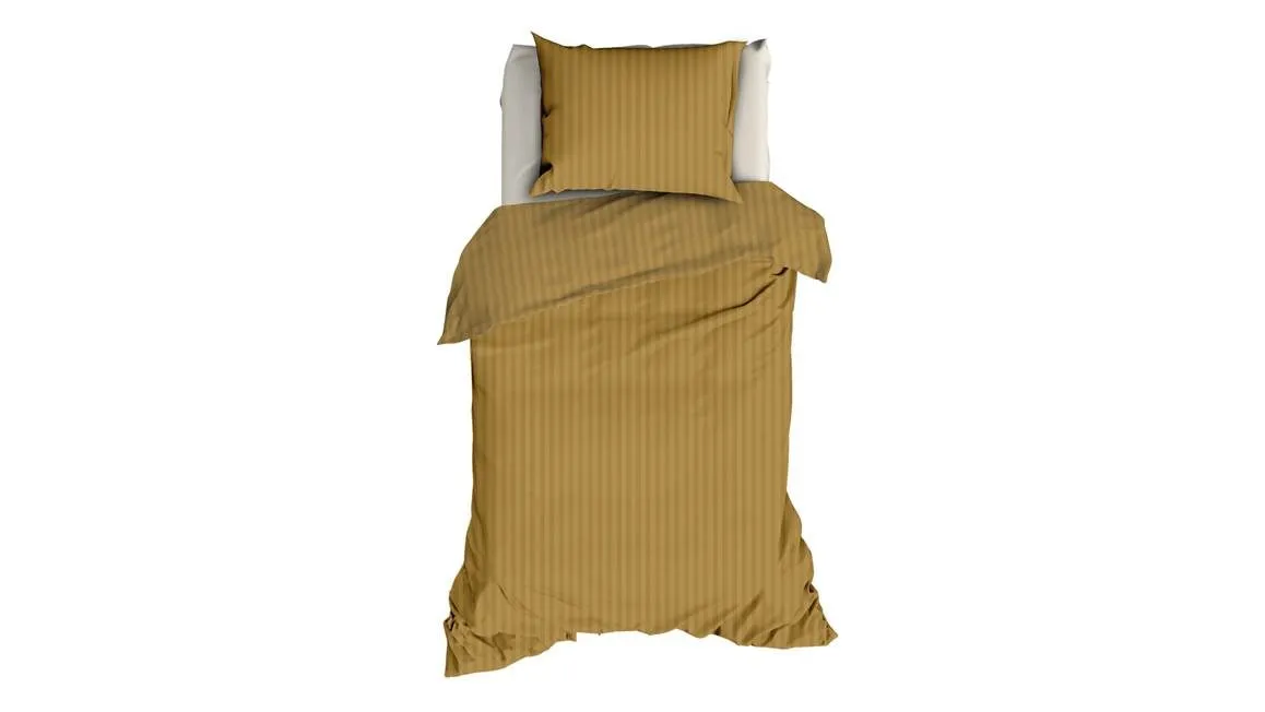 Satin d'Or Jacquard housse de couette or