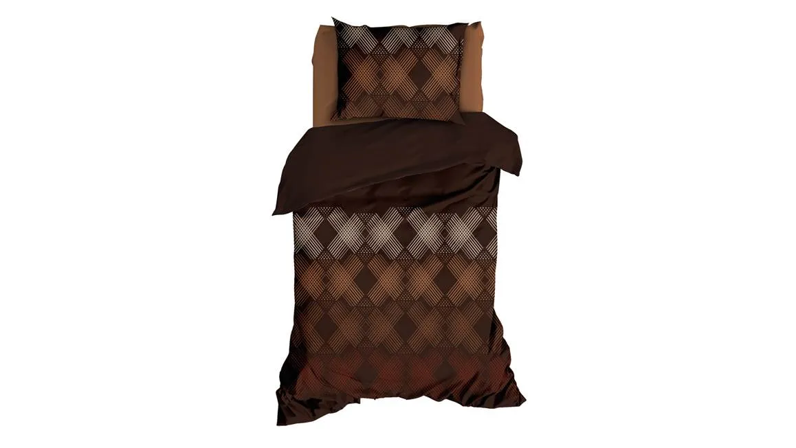 Satin d'Or Manutti housse de couette marron