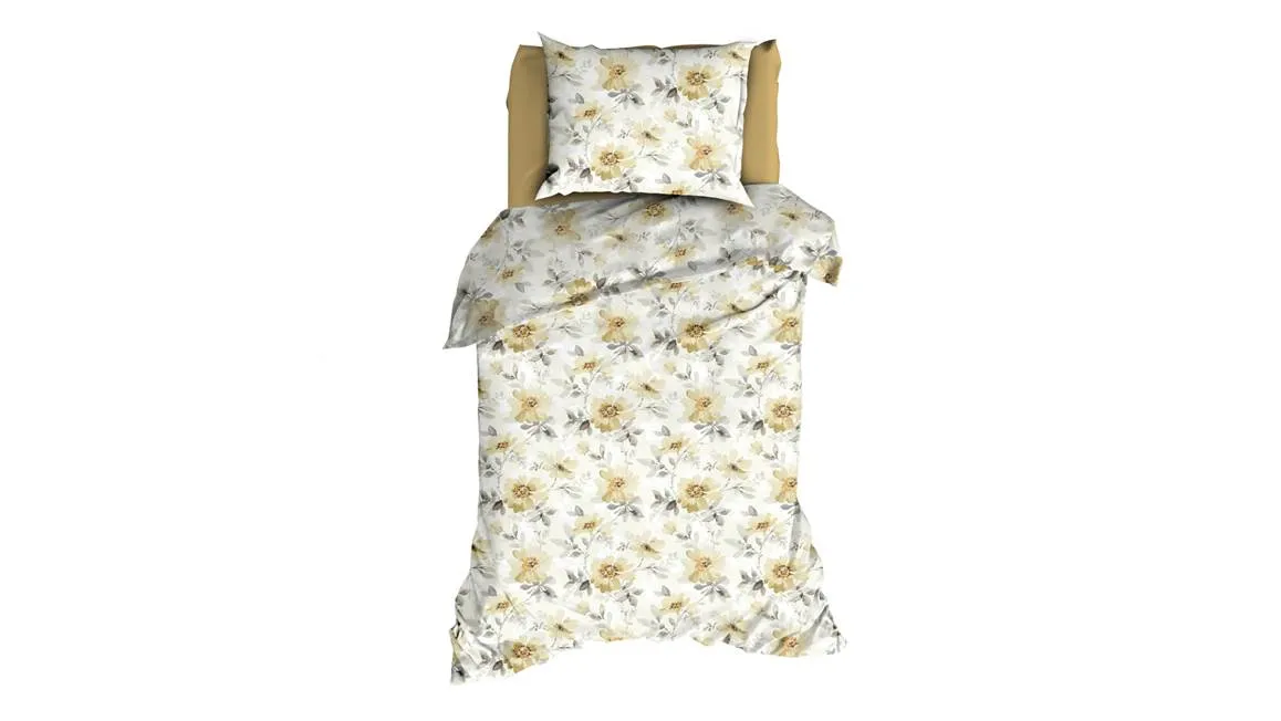 Satin d'Or Rafaella housse de couette jaune