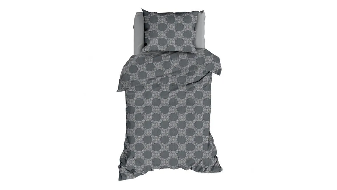 Satin d’Or Rivolta housse de couette anthracite