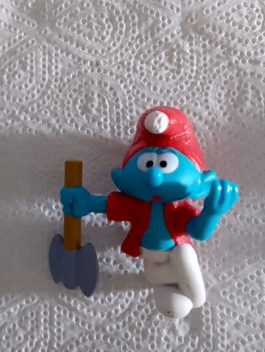 Schtroumpf Bûcheron - Mc Donalds figurine (2018 / +/- 7 cm