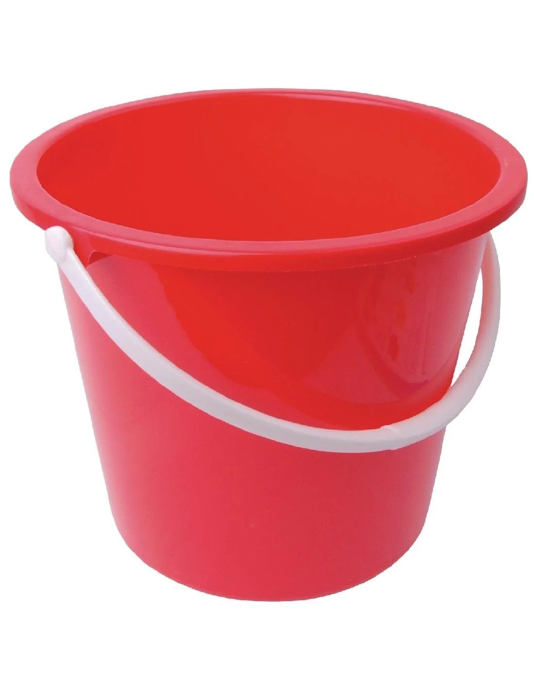 Seau rond en plastique Jantex 10L rouge