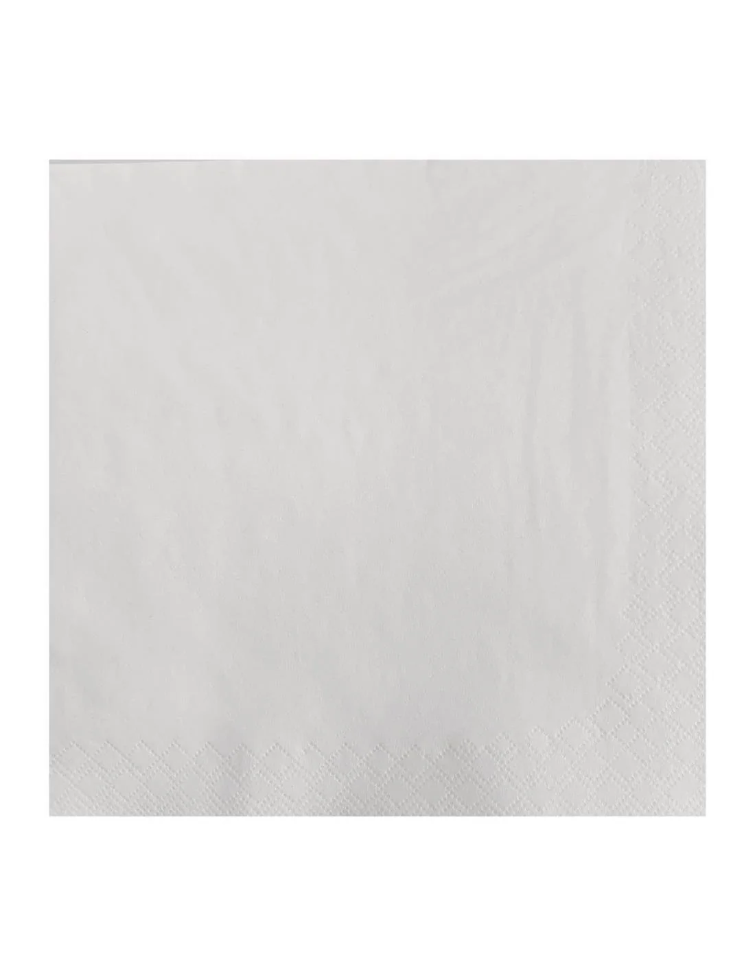 Serviettes de table en papier blanches Fasana 330mm (Lot de 1500)