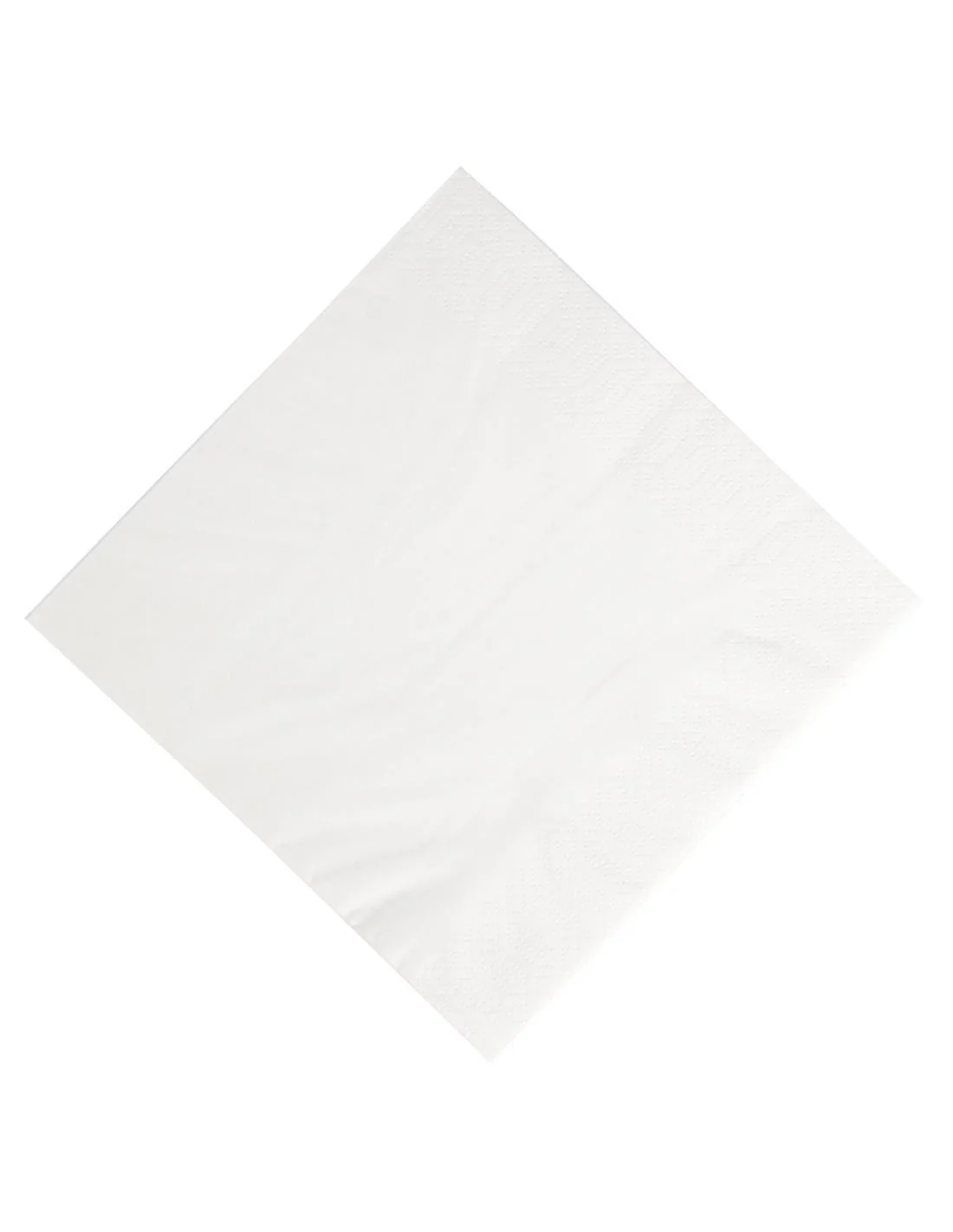 Serviettes déjeuner ouate blanches compostables Duni 400mm (lot de 1000)