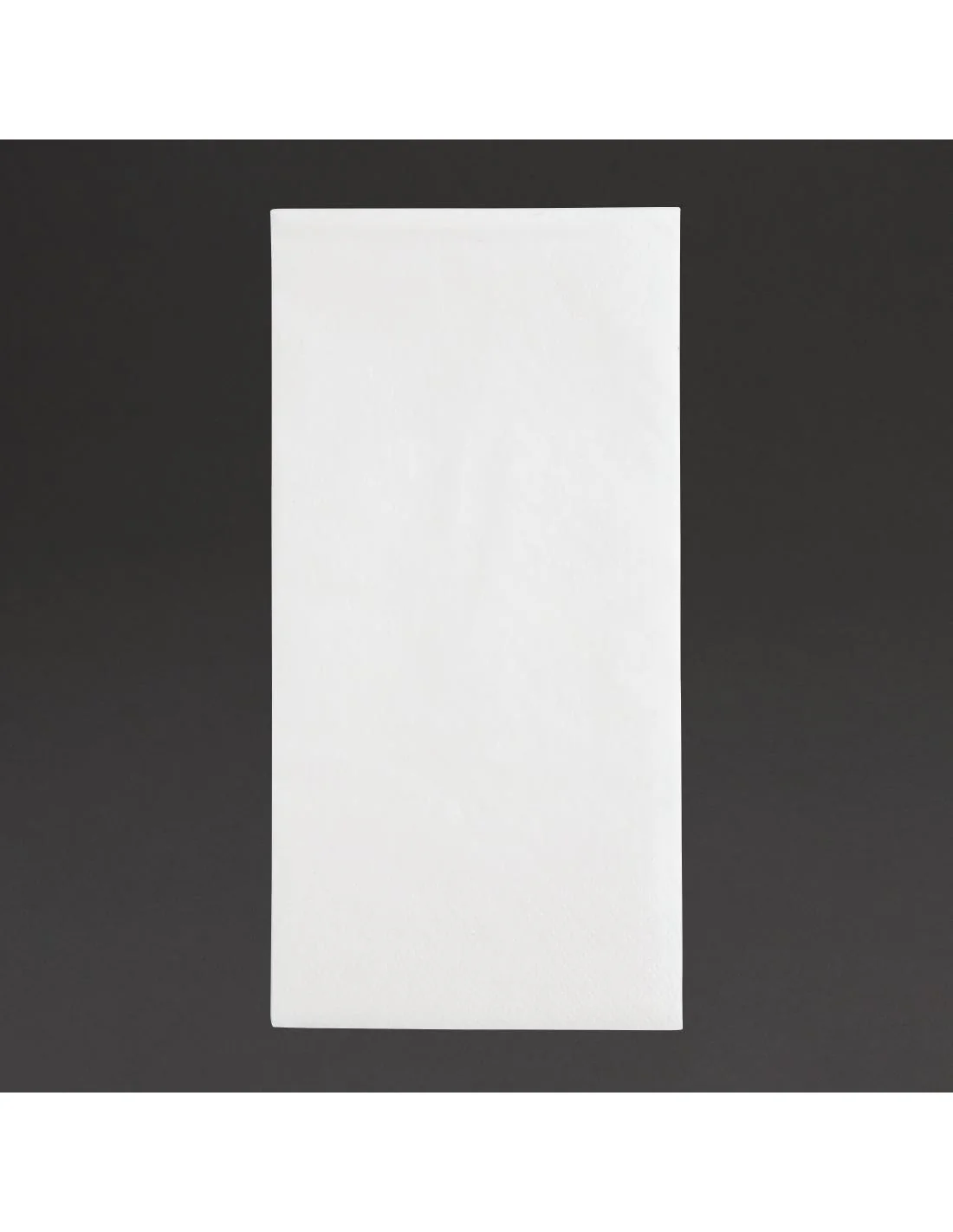 Serviettes dîner 2 plis format 1/8 Fiesta Recyclable 400mm blanches (lot de 2000)