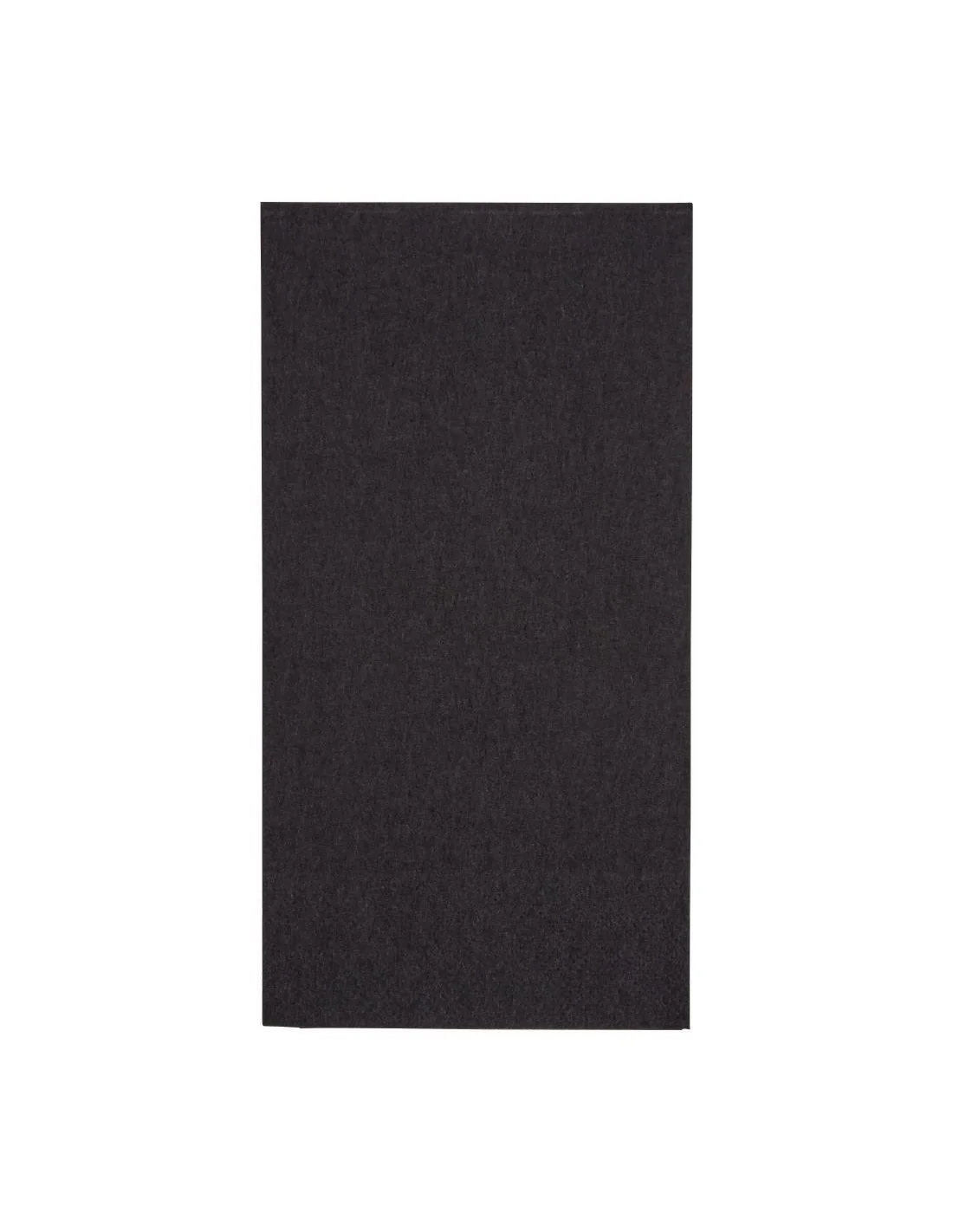 Serviettes dîner 2 plis format 1/8 Fiesta Recyclable 400mm noires (lot de 2000)