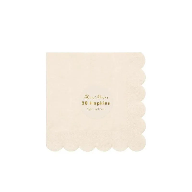serviettes papier eco cream