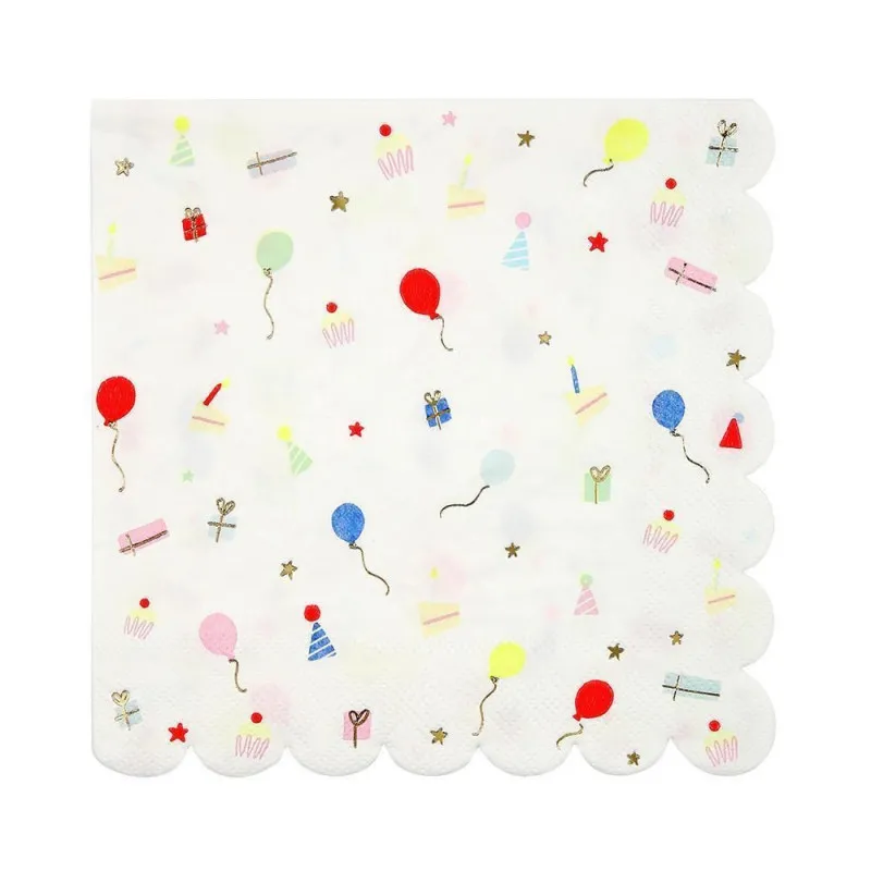 serviettes papier party icon