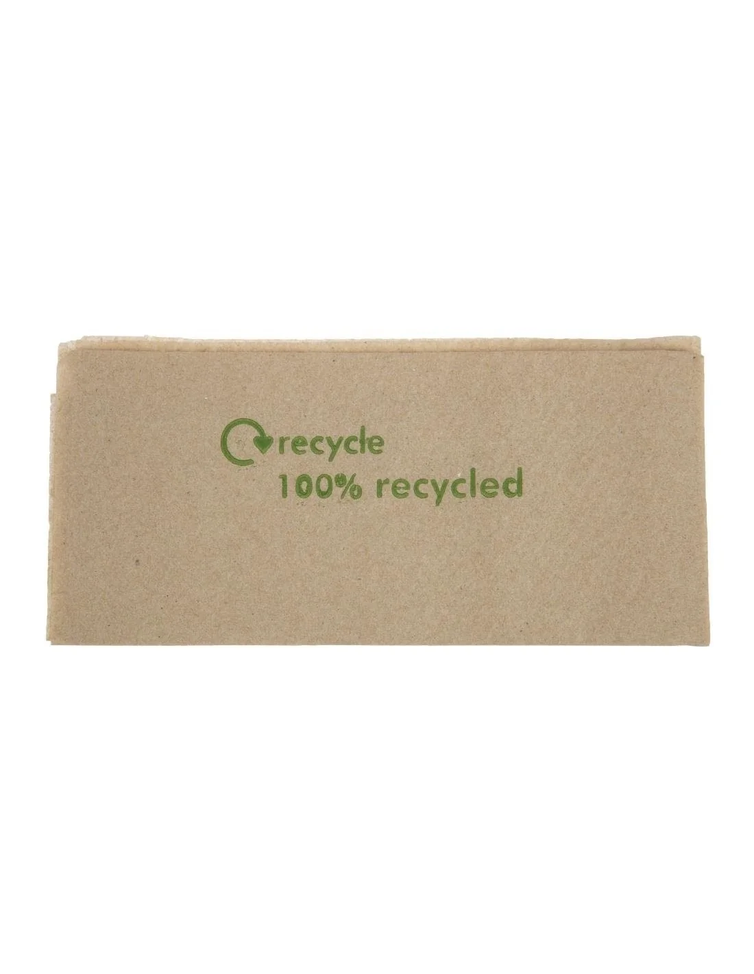 Serviettes pré-pliées 1 pli en papier recyclé 320x 300mm (Lot de 6000)