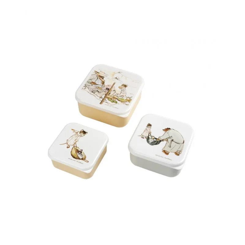 set 3 boxes petit jour lunch ernest et célestine