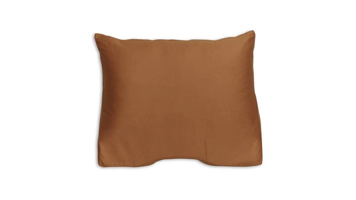 Silvana Support Satin taie d’oreiller pour oreiller ferme (#5) terre de sienne
