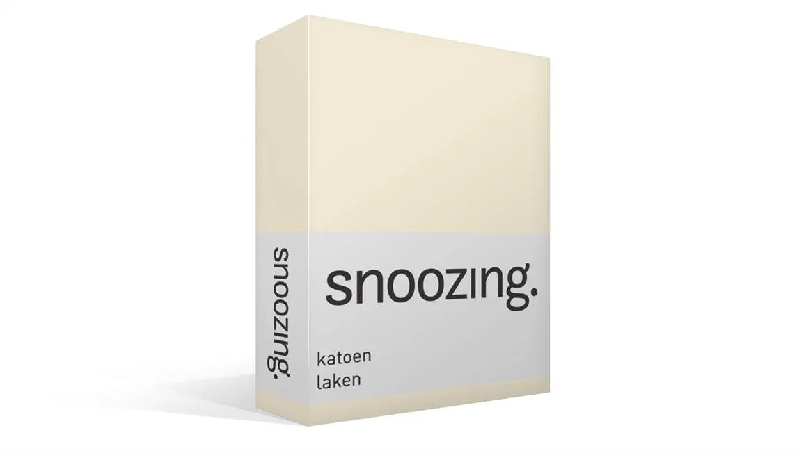 Snoozing drap coton 57 fils ivoire