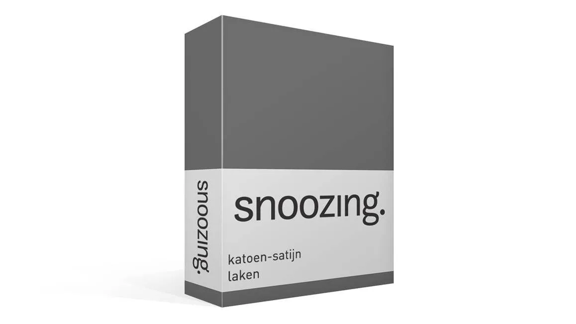 Snoozing drap satin anthracite