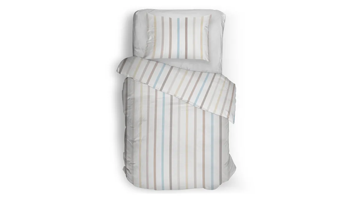 Snoozing Gerlinde housse de couette en flanelle multicolore