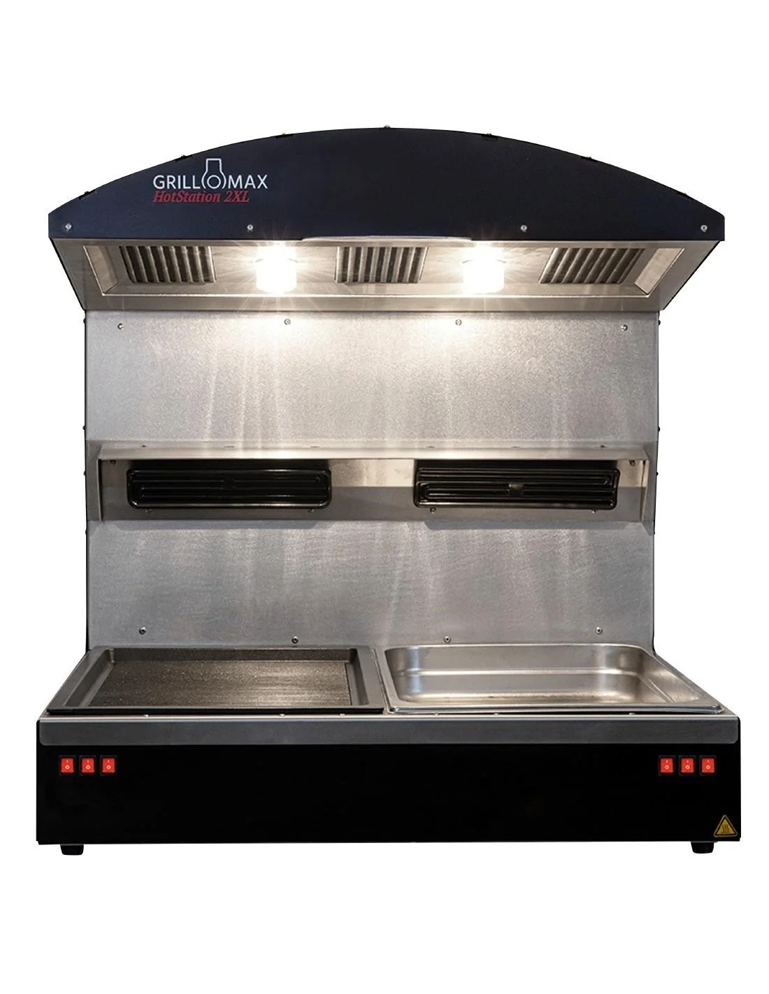 Station de maintien au chaud avec 2 bacs GN 1/1 Hotstation 2 XL Grillomax 3D 2850W