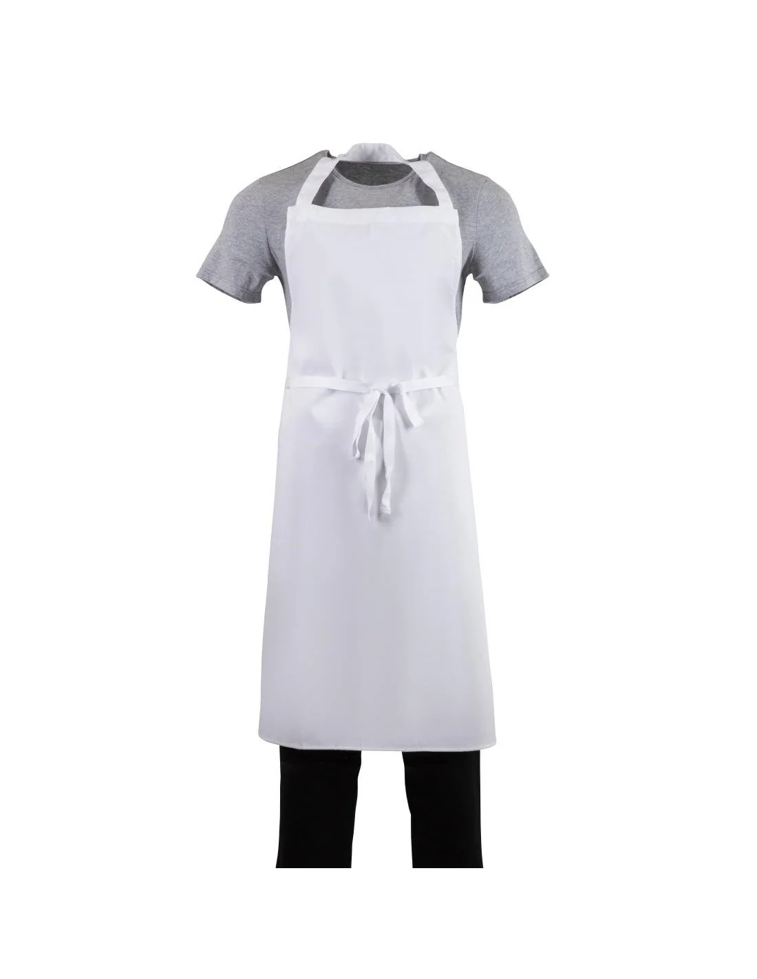 Tablier bavette Whites blanc XL