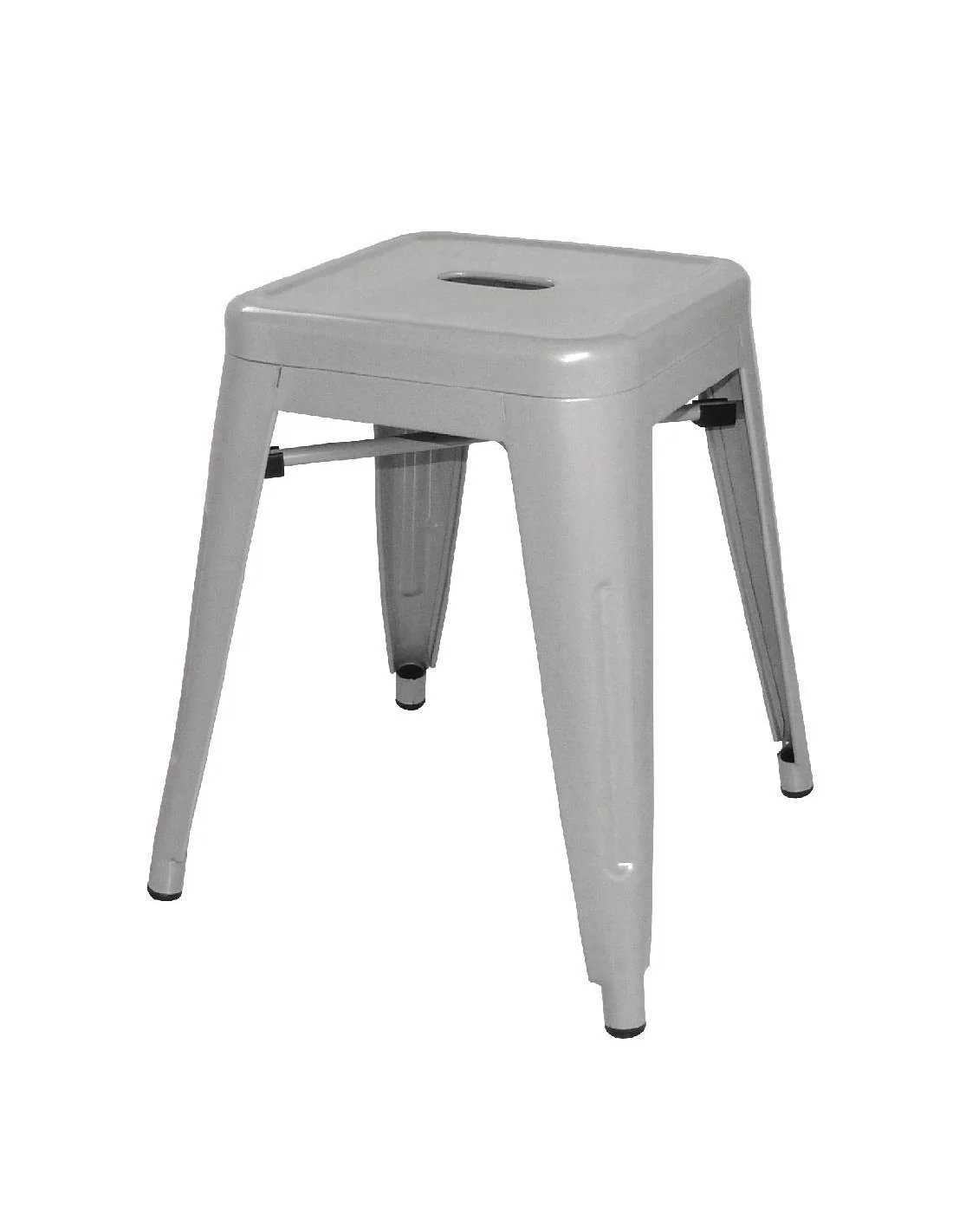 Tabouret bas en acier galvanisé Bistro Bolero (lot de 4)