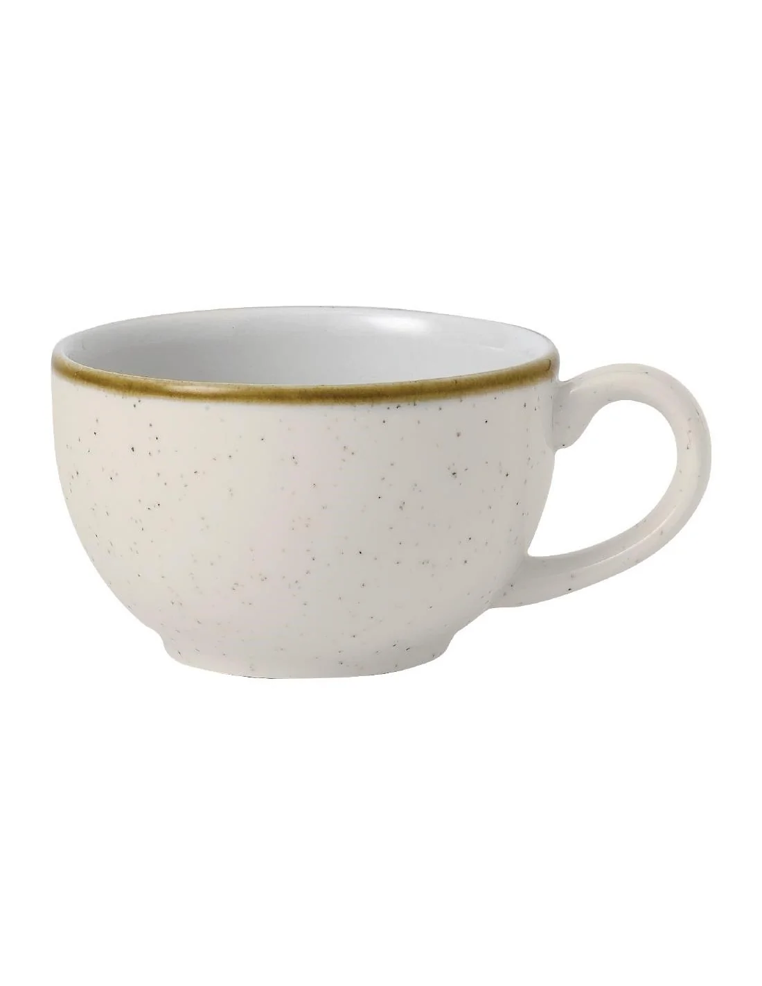 Tasses à cappuccino Churchill Stonecast Barley White 170ml (Lot de 12)