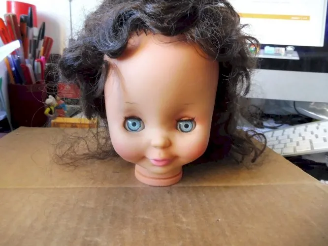 tete pour poupée clodrey 52cm-