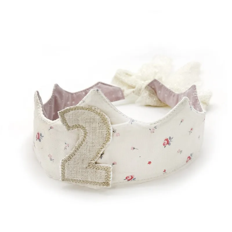 tiara birthday crown bloom & malva