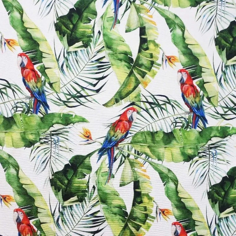 Tissu Bachette Tropical Parrot Multico