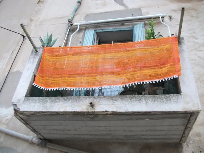 Tissu cantonnière vintage